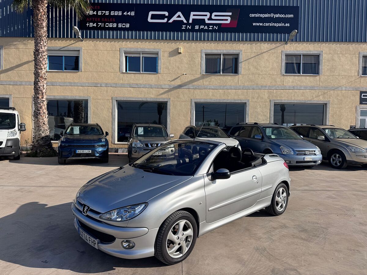 PEUGEOT 206CC 1.6 AUTO CONVERTIBLE SPANISH LHD IN SPAIN ONLY 35000 MILES 2006